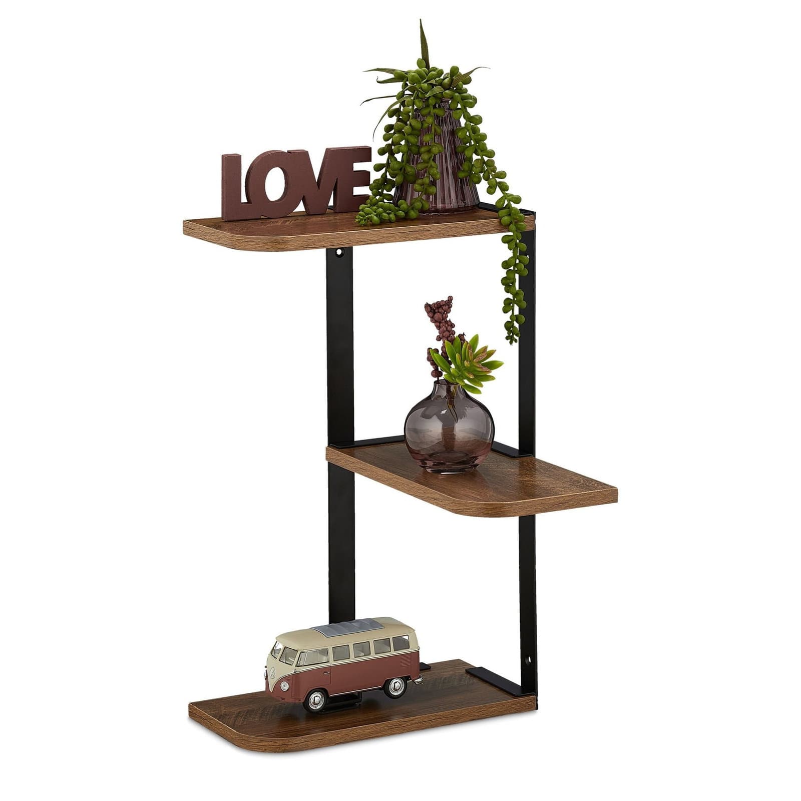 Mensola angolare a parete