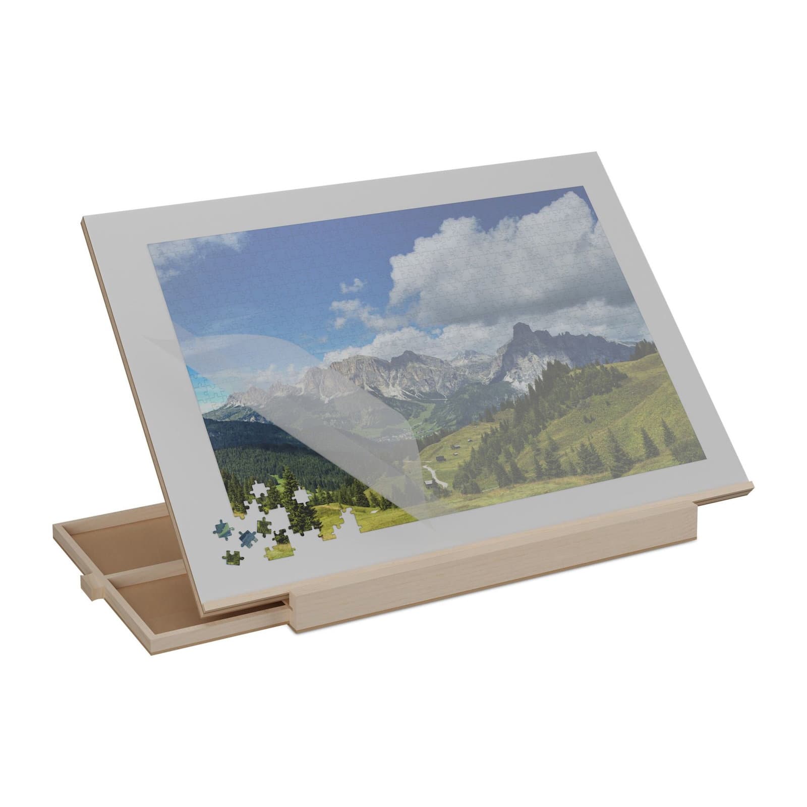 Kippbares Puzzlebrett für 1000 Teile