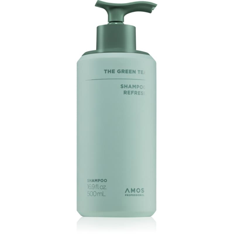 AMOS PROFESSIONAL The Green Tea Shampoo Refresh Shampoo gegen Haarausfall für normale bis empfindliche Kopfhaut 500 ml