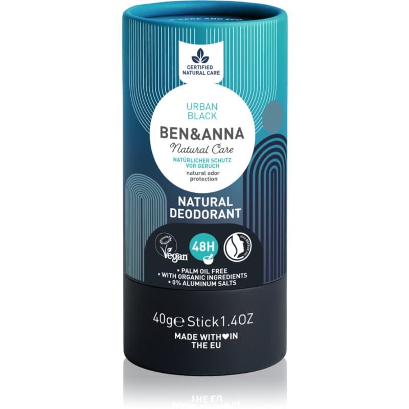 BEN&ANNA Natural Deodorant Urban Black Deo-Stick 40 g