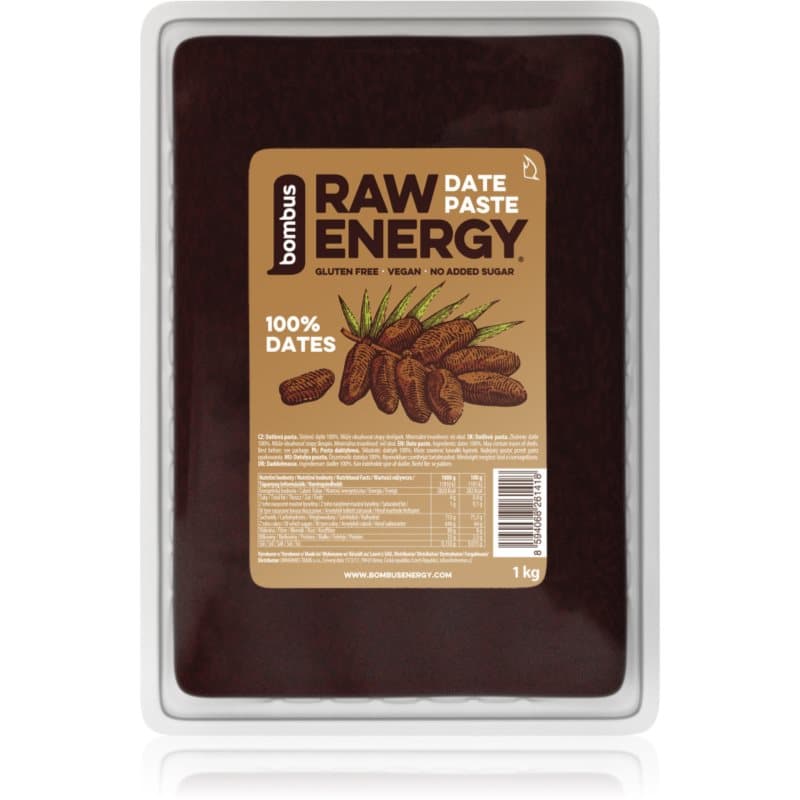 Bombus Raw Energy Date Paste natürlicher Süßstoff 1000 g