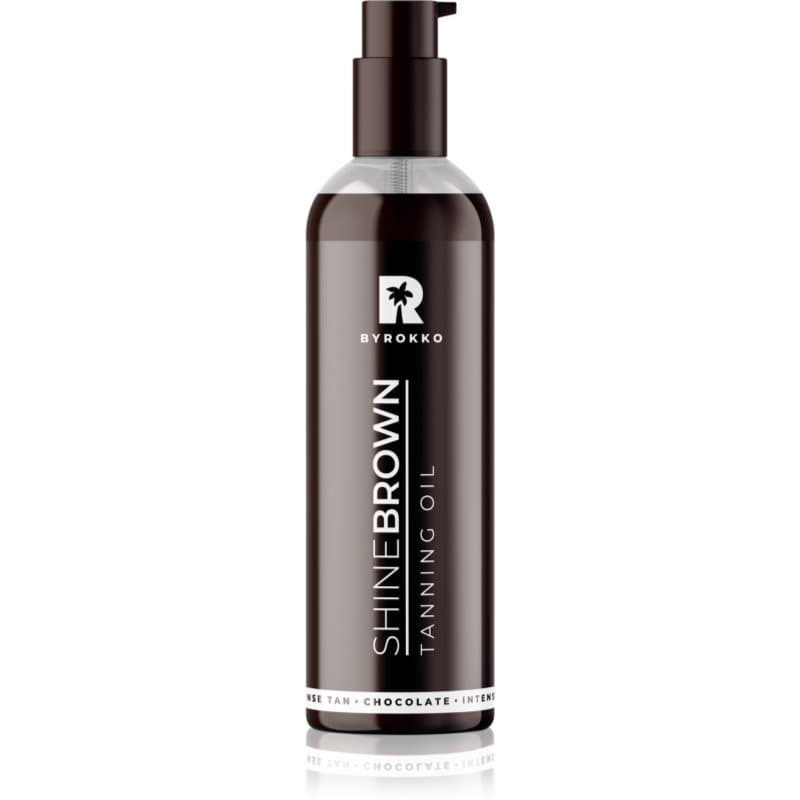 BYROKKO Shine Brown Tanning Oil Produkt zur Beschleunigung und Verlängerung der Bräunung 145 ml