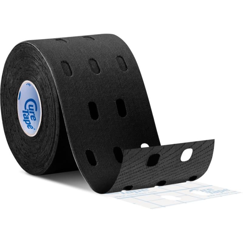 CureTape® Punch Kinesio-Tape Farbe Black 5 m