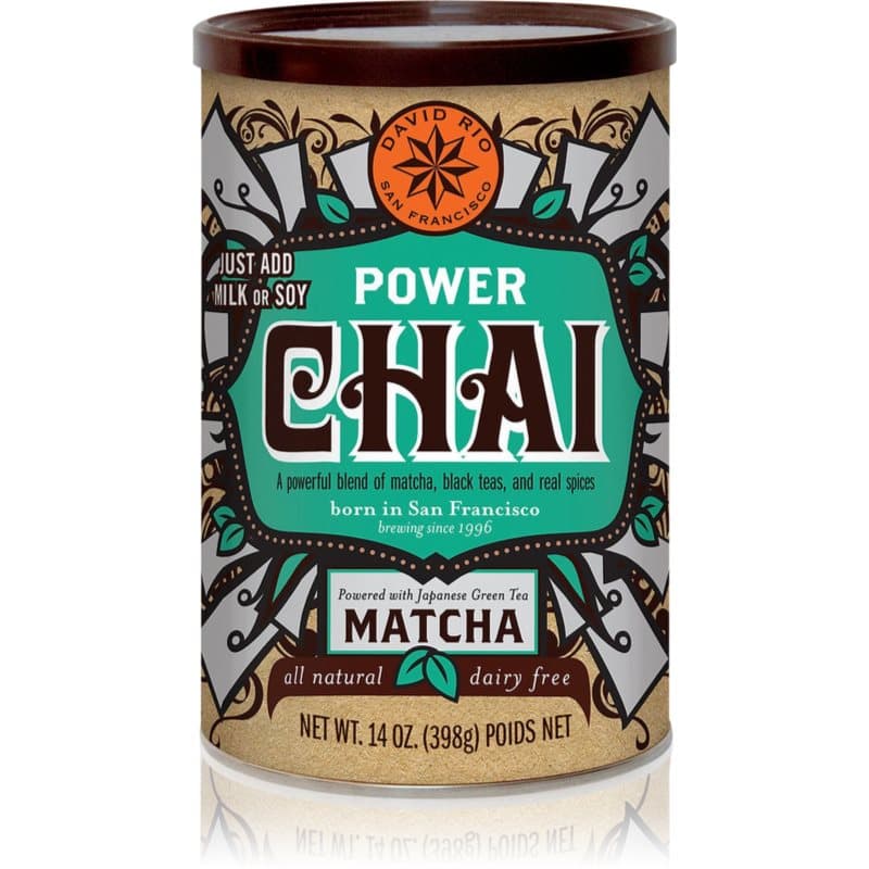 David Rio Power Chai Matcha Pulver zur Herstellung von Getränken vegan 398 g
