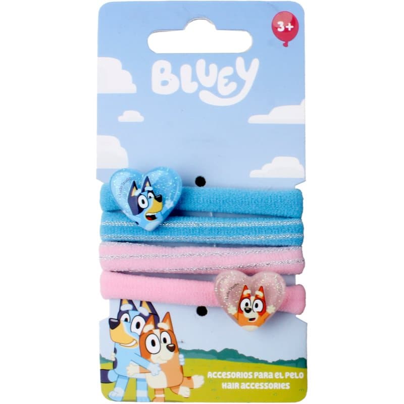 Disney Bluey Hair Accessories Haargummis für Kinder 4 St.