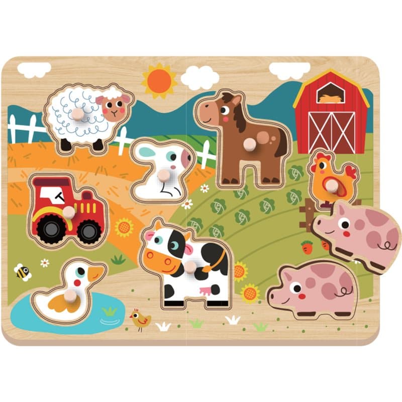2Kids Toys Puzzle Puzzle Farm 18m+ 9 St.