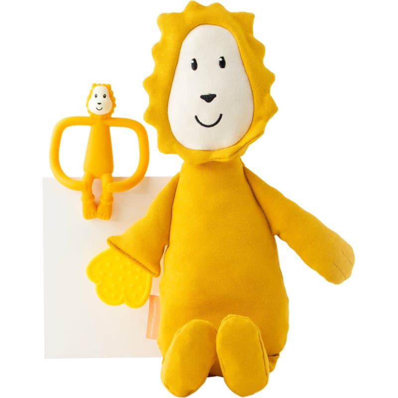 Matchstick Monkey Teething Gift Set 3m+ Beißring + spielzeug Lion 1 St.