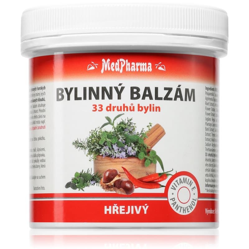 MedPharma Bylinný balzám hřejivý natürliches Balsam für Muskeln, Gelenke und Bänder 250 ml