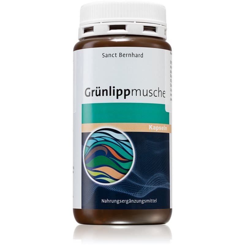 Sanct Bernhard Grünlippmuschel Nahrungsergänzungsmittel für Ihr Wohlbefinden 150 cps 120 g