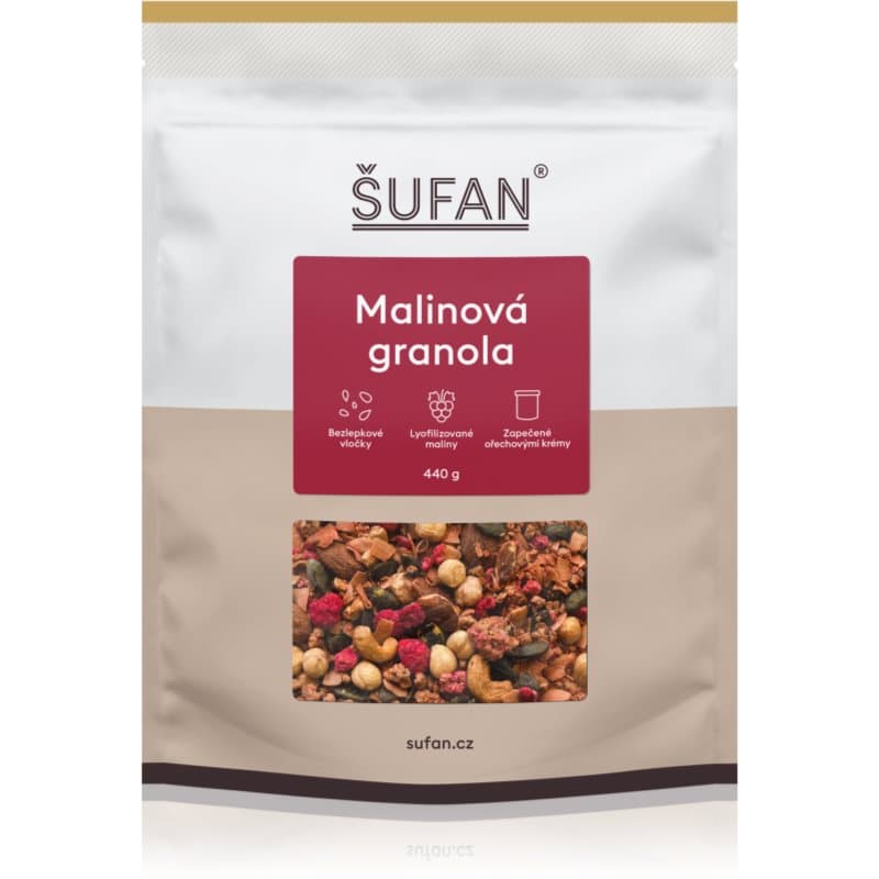 Šufan Granola mit Himbeeren Granola mit Himbeeren 440 g