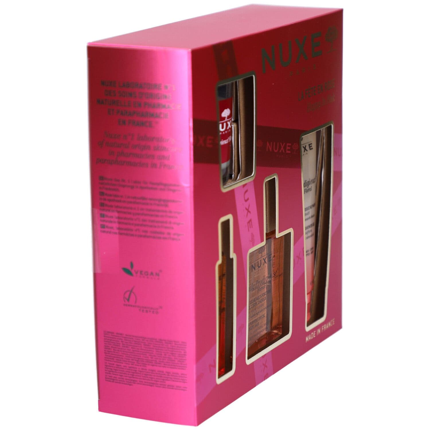 Nuxe Coffret Noël La Fête en Rose – Weihnachts-Geschenkset Happy in Pink view 2