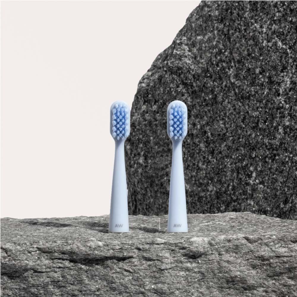 Alpine White Brush Heads | Ersatzschallzahnbürstenköpfe view 2