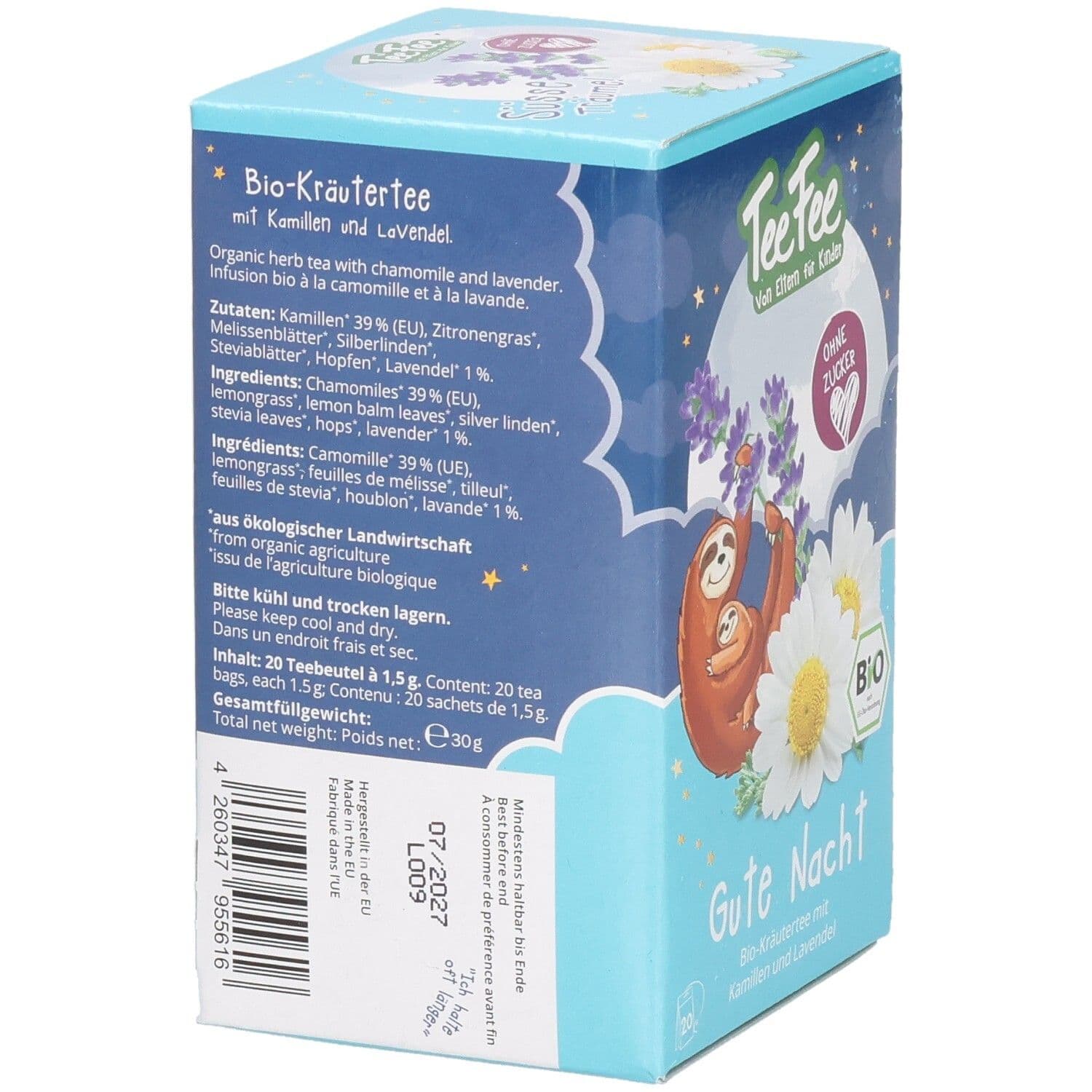 Teefee Kräutertee für eine gute Nacht view 2