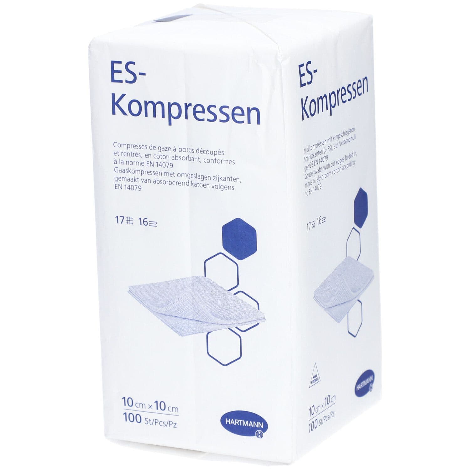 ES-Kompressen 10 cm x 10 cm view 2