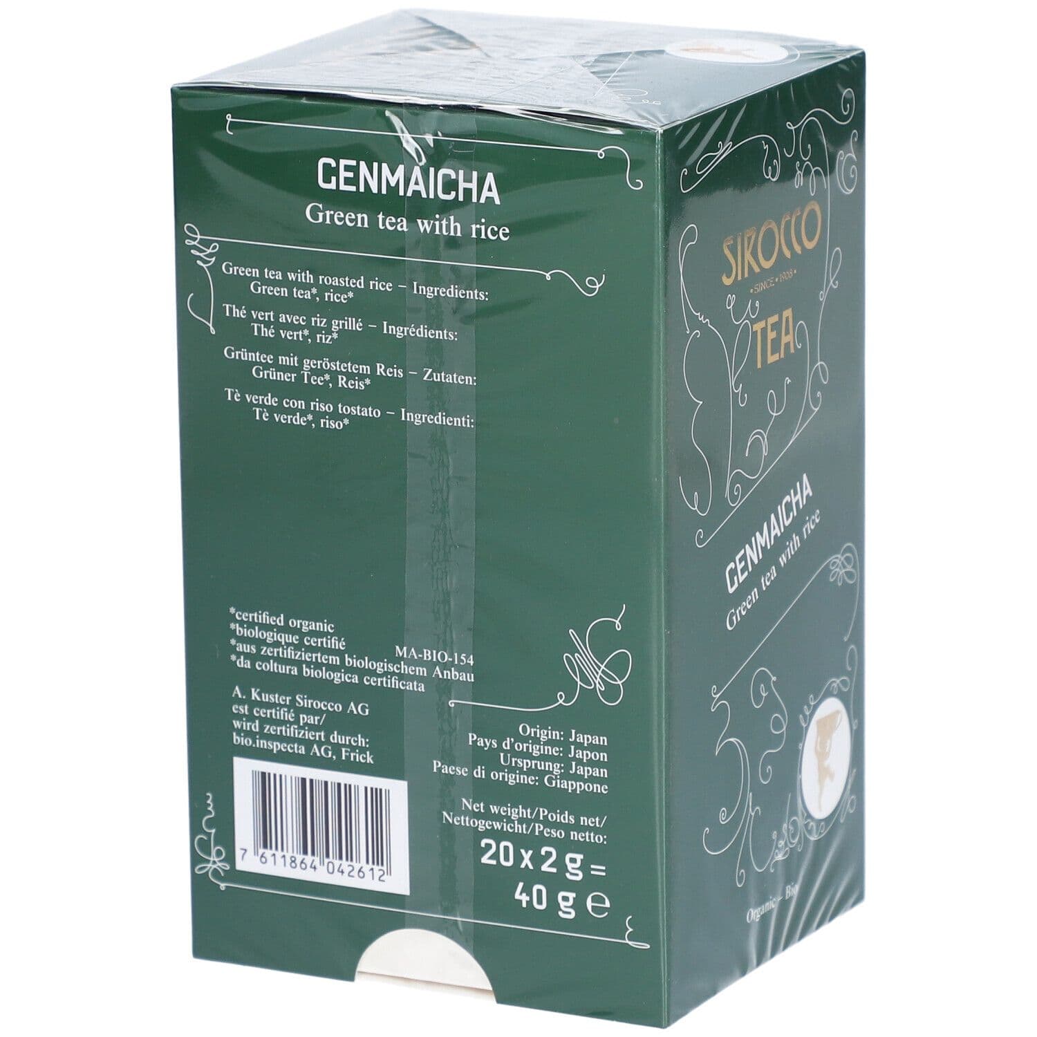 Sirocco Teebeutel Genmaicha 20 Stk view 2