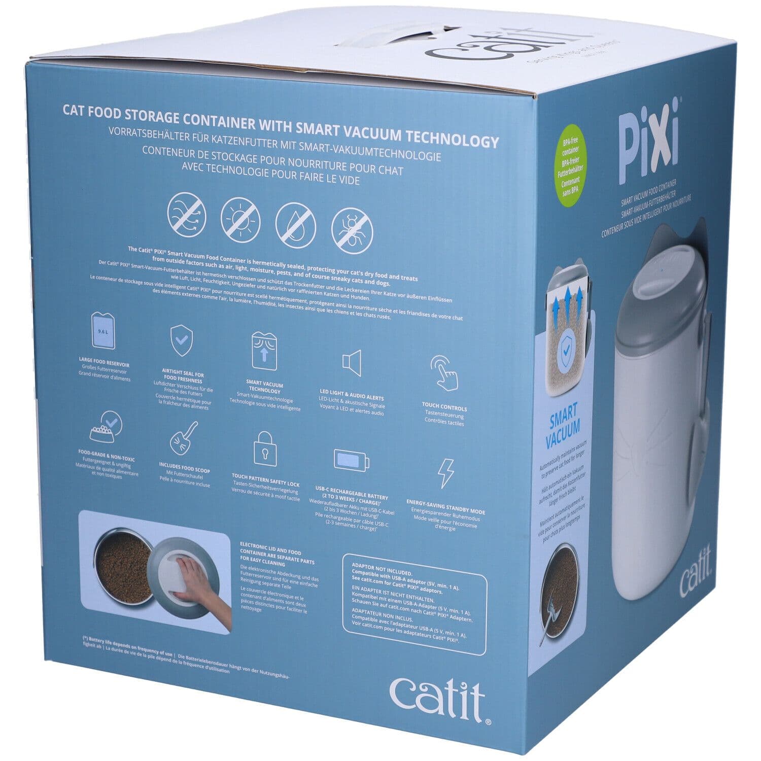 Catit Pixi Intelligenter Vakuumbehälter für Katzenfutter view 2