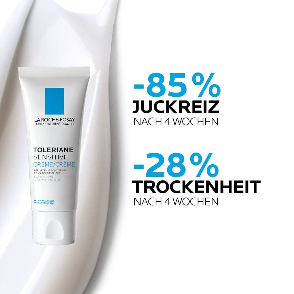 La Roche Posay Toleriane Sensitive Creme, beruhigende und hydratisierende Gesichtscreme für empfindliche Haut view 2