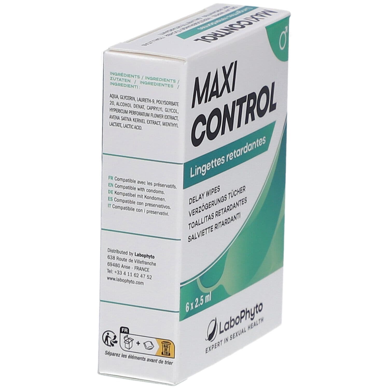 Verzögerungstücher 'Maxi control' | labophyto view 2