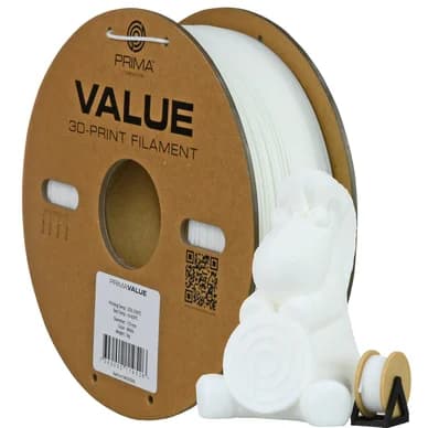 Prima PrimaValue PETG - 1,75mm - 1kg - Weiß