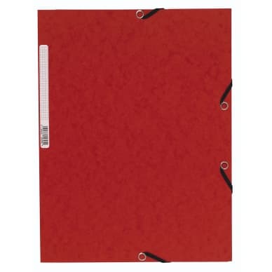 Other Gummibandmappe Karton A4 rot 3fach-Klappe, 10 Stk.