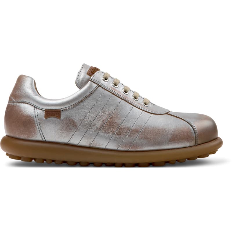 CAMPER Pelotas - Scarpe casual per Uomo - Grigio,Marrone, taglia 43, Pelle liscia