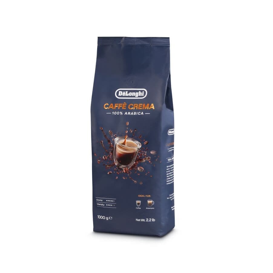 De'Longhi De'Longhi Café en grains Caffè Crema, 100% Arabica, 1kg DLSC618