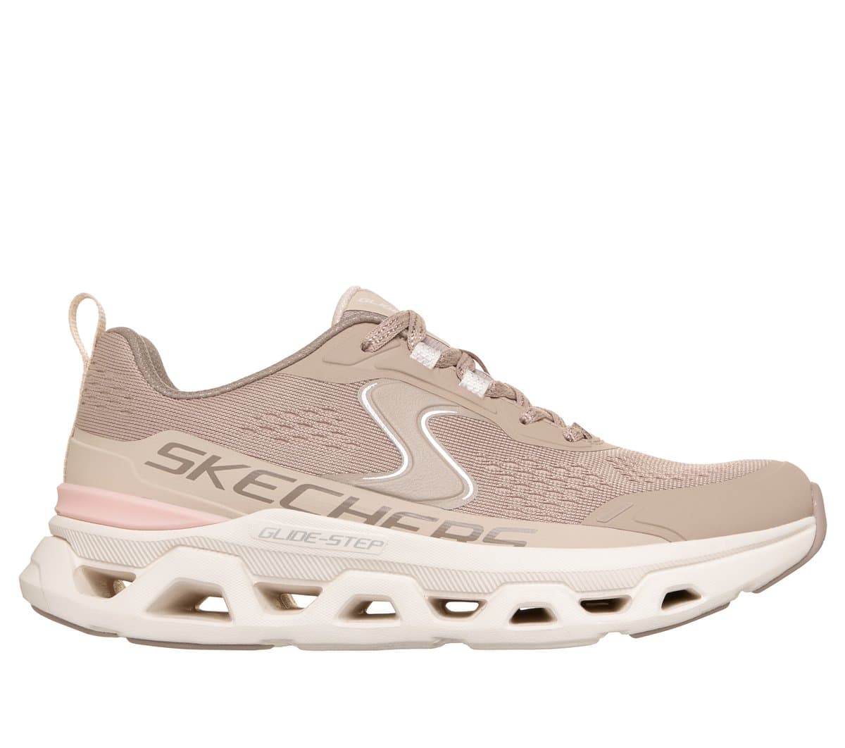 Skechers Glide-Step Altus - Cool Motion Sneaker in Nature Brown/Gray, Größe 41, In der Maschine waschbar