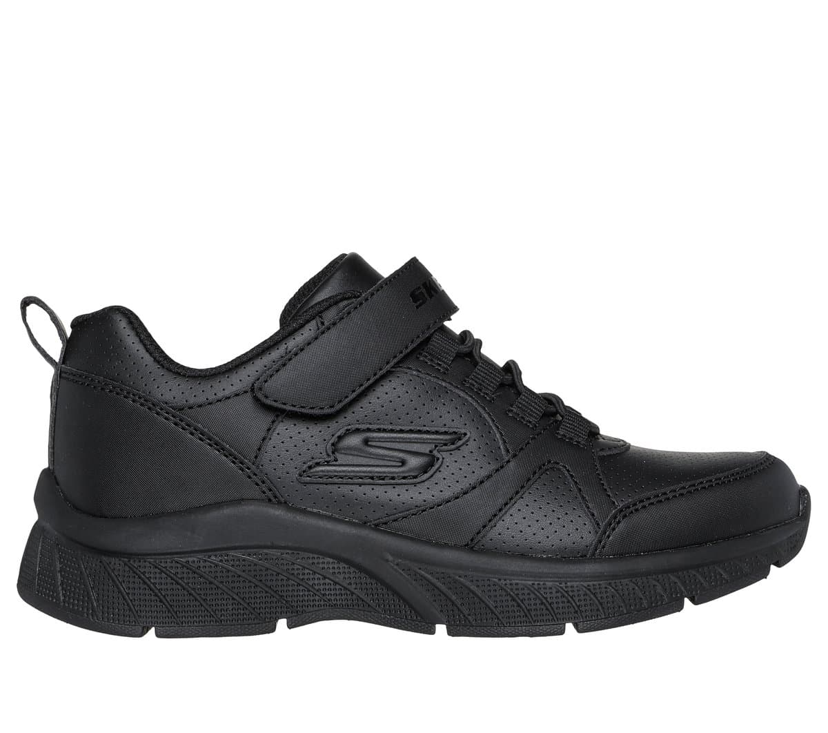 Skechers Microspec Plus - School Sweets Sneaker in Schwarz, Größe 27.5, In der Maschine waschbar