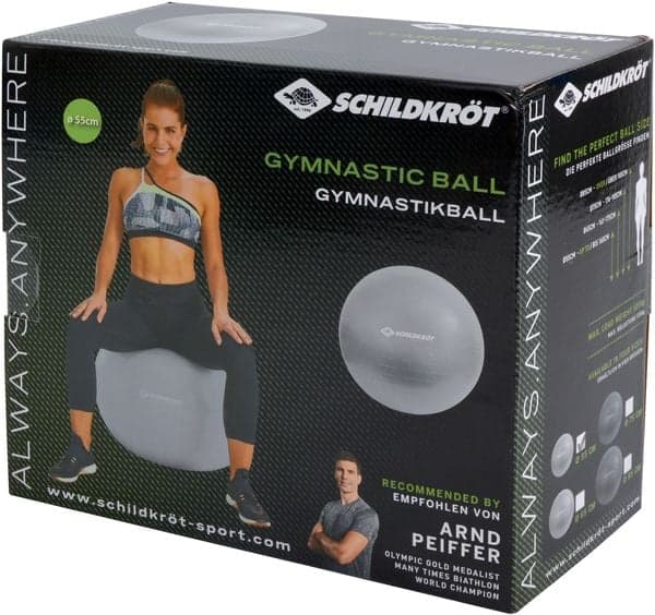 GYMNASTIKBALL 55cm, (silver)