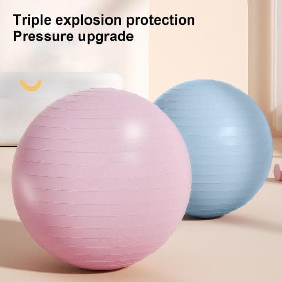 Ballon de yoga 55/65/75 cm avec pompe à air antidérapant en PVC pour thérapie physique, ballon d'équilibre pour grossesse, accouchement,