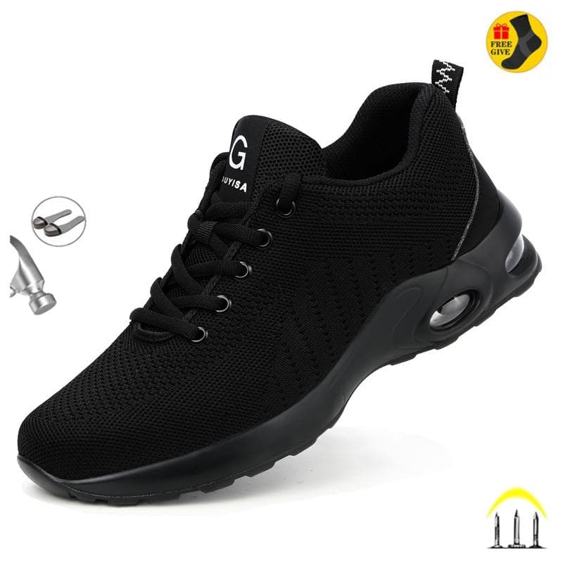 35-50 Air Kissen Arbeits Schuhe Für Männer Anti-Smashing Stahl Kappe Pannensichere Bau Sicherheit Schuhe Turnschuhe männlichen Schuhe cm