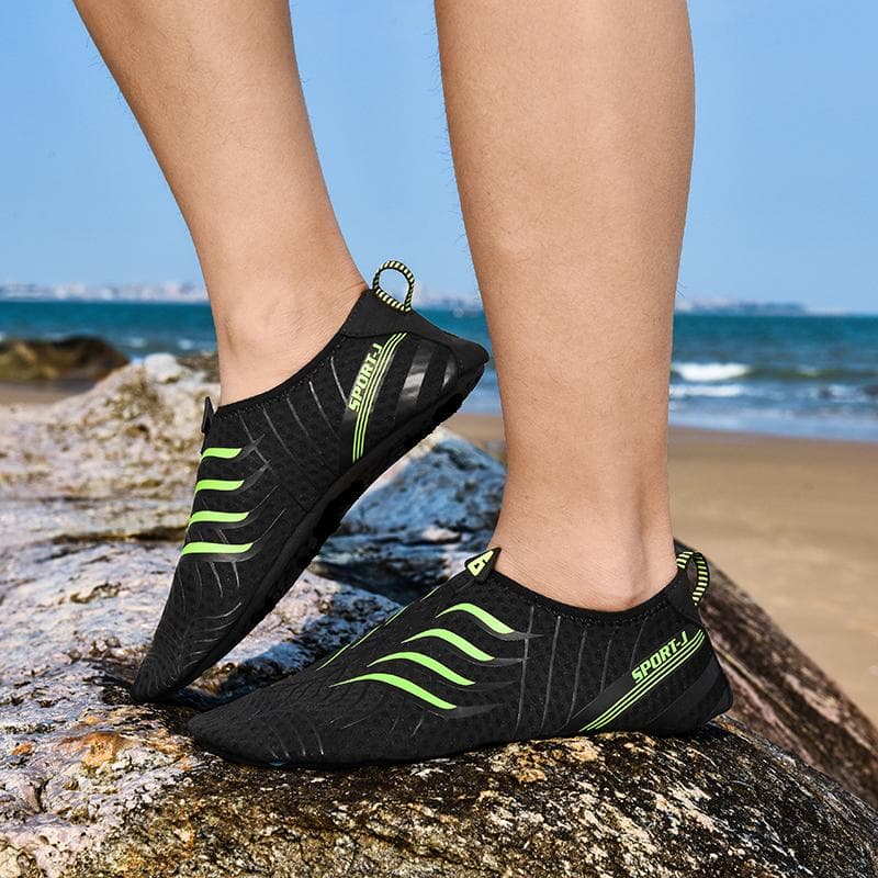 Schnell trocknende Herren-Strandschuhe, Sommer, weich, Surfen, Aqua-Schuhe, Damen, elastisch, atmungsaktiv, Schwimmschuhe, Liebhaber, Tauchen, Meer, W