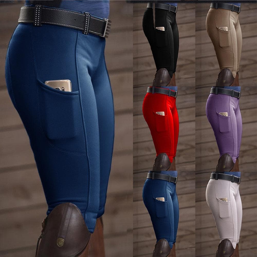 Pantalon d'équitation Noble Equestrian pour femmes, pantalon décontracté extensible qui remonte les fesses pour des activités de plein air