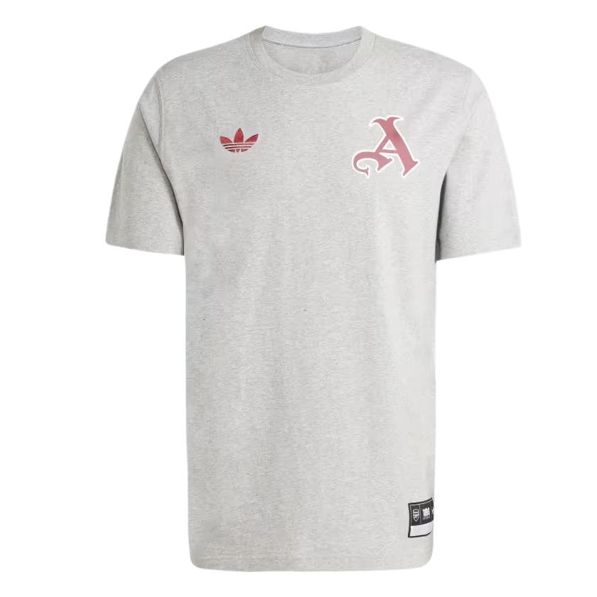 Adidas Originals Arsenal VRCT T-shirt Décontracté Confortable Doux Manches Courtes Homme Hauts Gris JL6111 cm