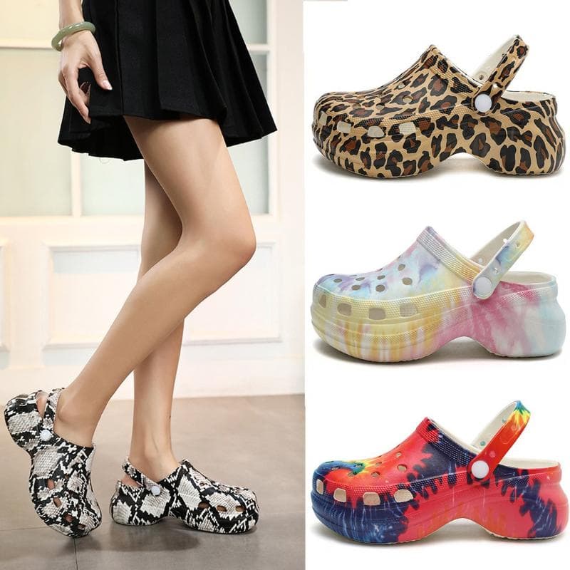 Sommer Neue Plattform Coros Schuhe Oberbekleidung Bequeme Weiche Unterseite Damen Slipper cm