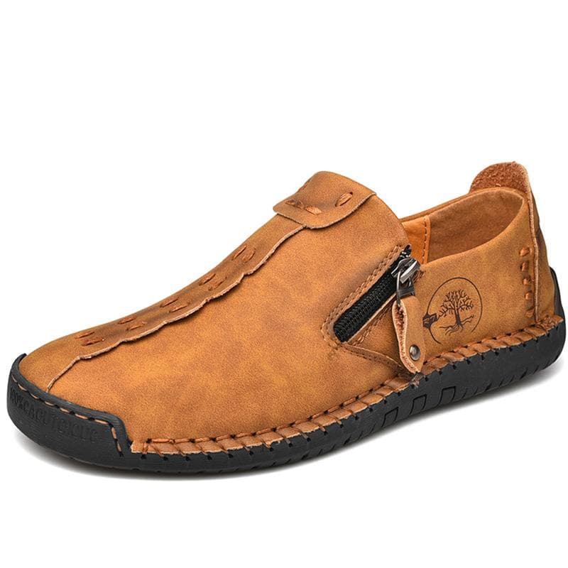 Frühling und Herbst männer Casual Leder Schuhe Große Größe männer Fahren Auto Schuhe männer Atmungsaktive Handgemachte Casual schuhe cm grün