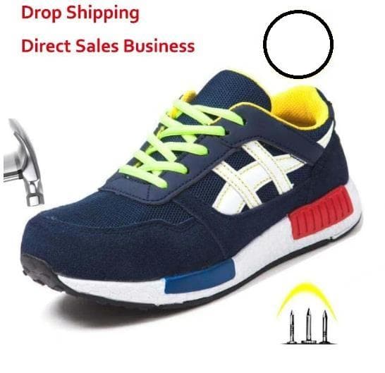 Sicherheitsschuhe für Herren und Damen, mit Stahlkappe, flache Schuhe, lässig, Schutzschuhe, Sneaker, Schutz, Bausicherheit, Herren-Arbeitsstiefel
