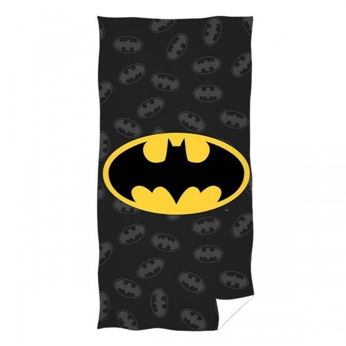 Batman Logo Strandtuch schwarz/gelb