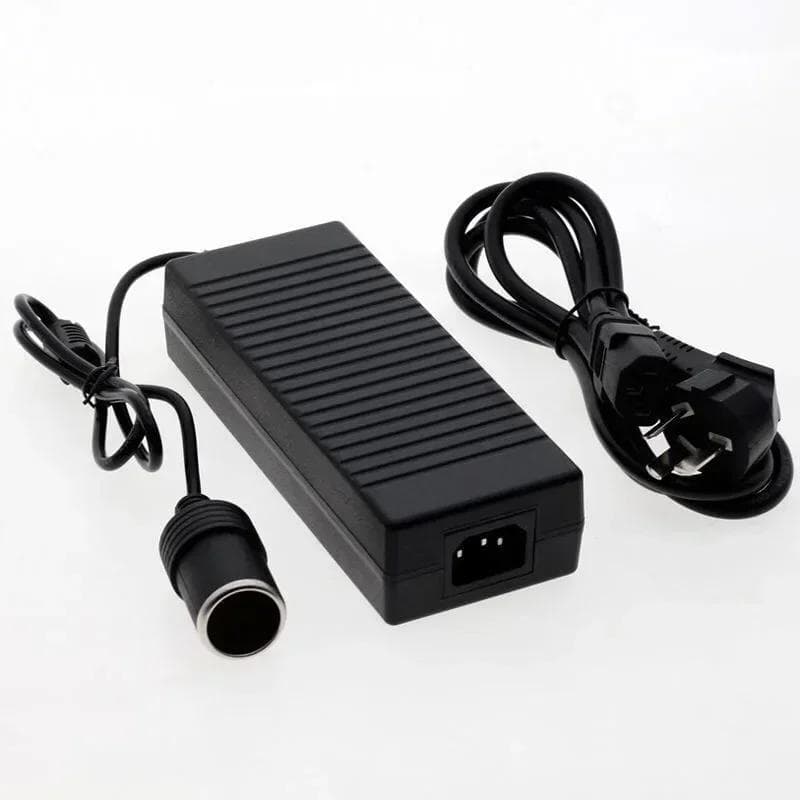 Adaptateur Allume-Cigare Convertisseur de Puissance Convertir Adaptateur AC DC 110V/ 220V à 12V 10A Alimentation Adaptateur Allume-Cigare Accessoires