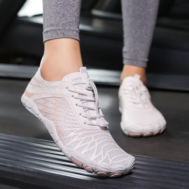 Wanderschuhe Barfußschuhe Damen Herren Pro Wasserschuhe Damen Herren Barfuß Wanderschuhe Reiseschuhe Breite Zehenbox Rutschfeste Atmungsaktive Zero