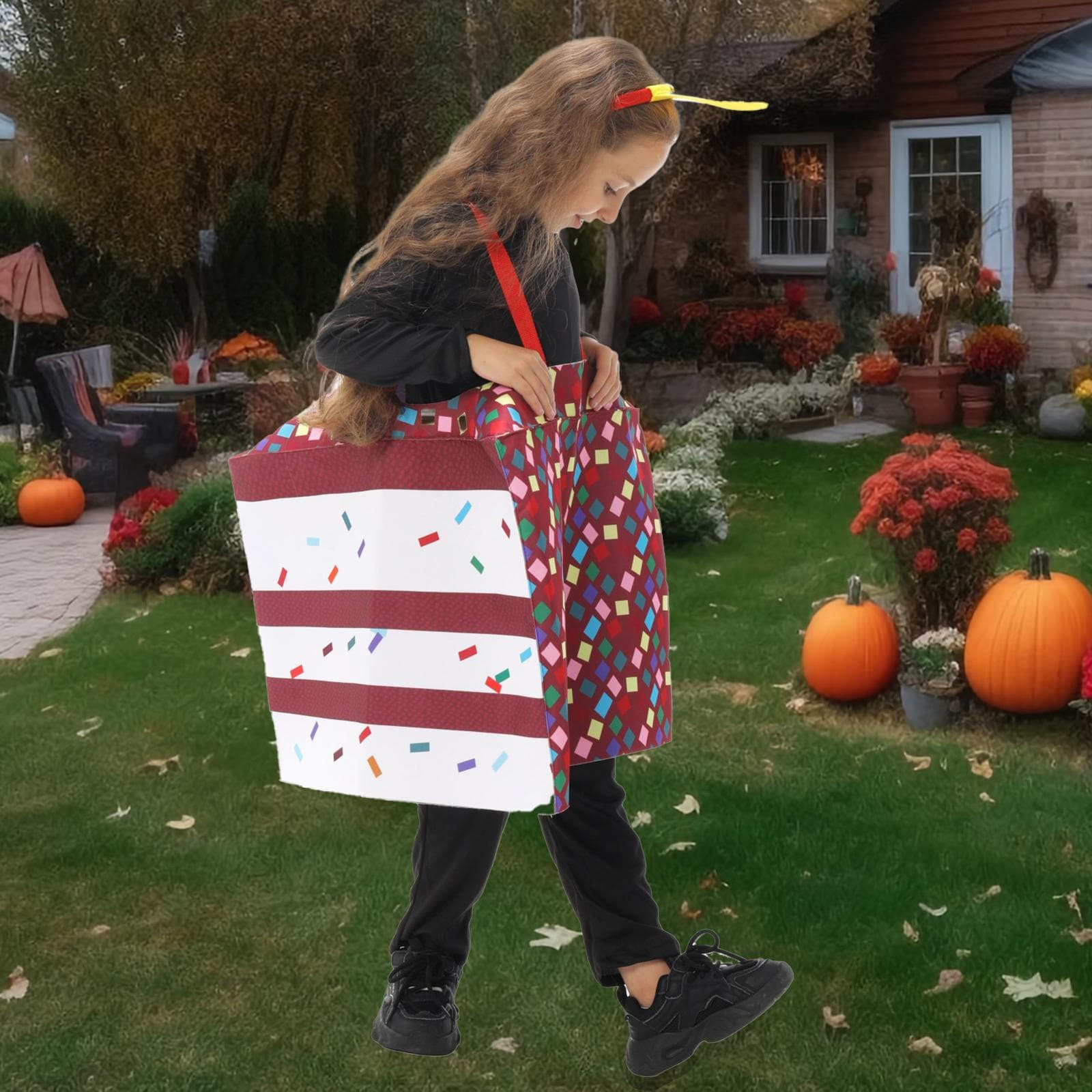 Kuchenkostüm für Kinder Jungen Mädchen Halloween Dessert Outfit Cosplay cm