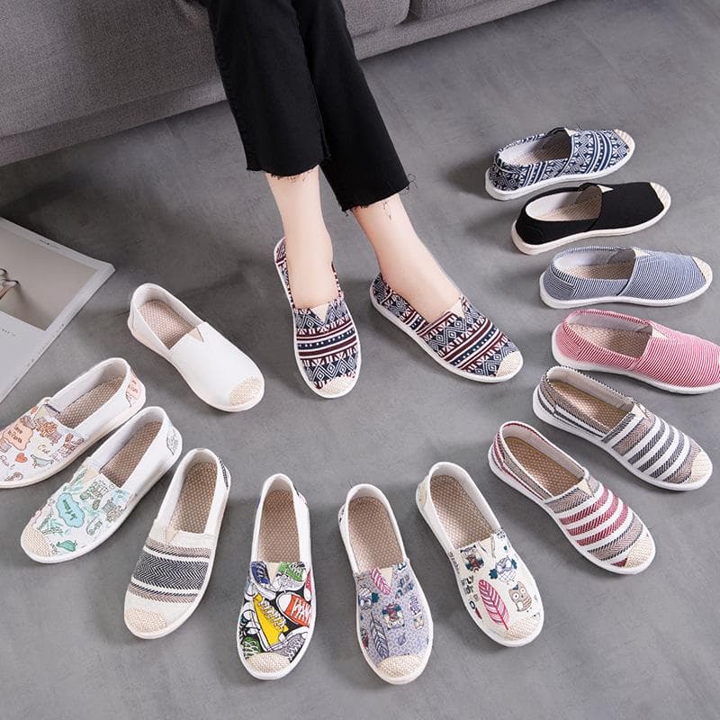 Damenmode Frühling Sommer Casual Flache Schuhe Round Toe Loafers Schuhe Fischer Bootsschuhe Damen Faule Hanfseil Weben Schuhe cm
