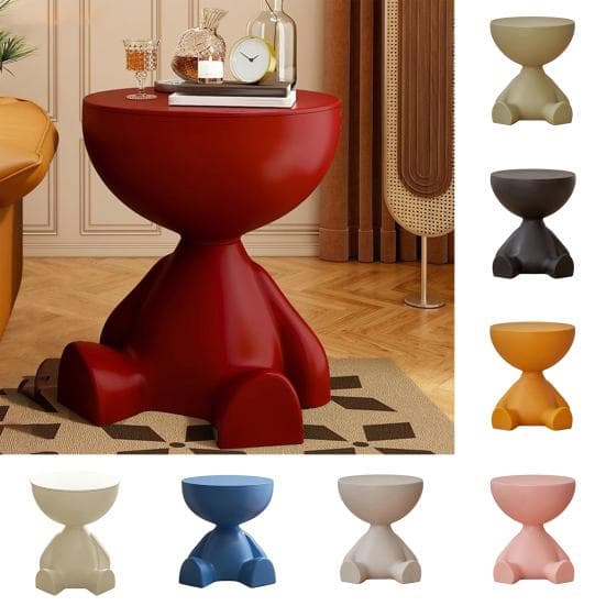 Runder Couchtisch mit Ablagefach Kreis Beistelltisch Schlafzimmer Küche Wohnzimmer Kleiner Raum Sofa Nachttisch Beistelltisch Schreibtisch