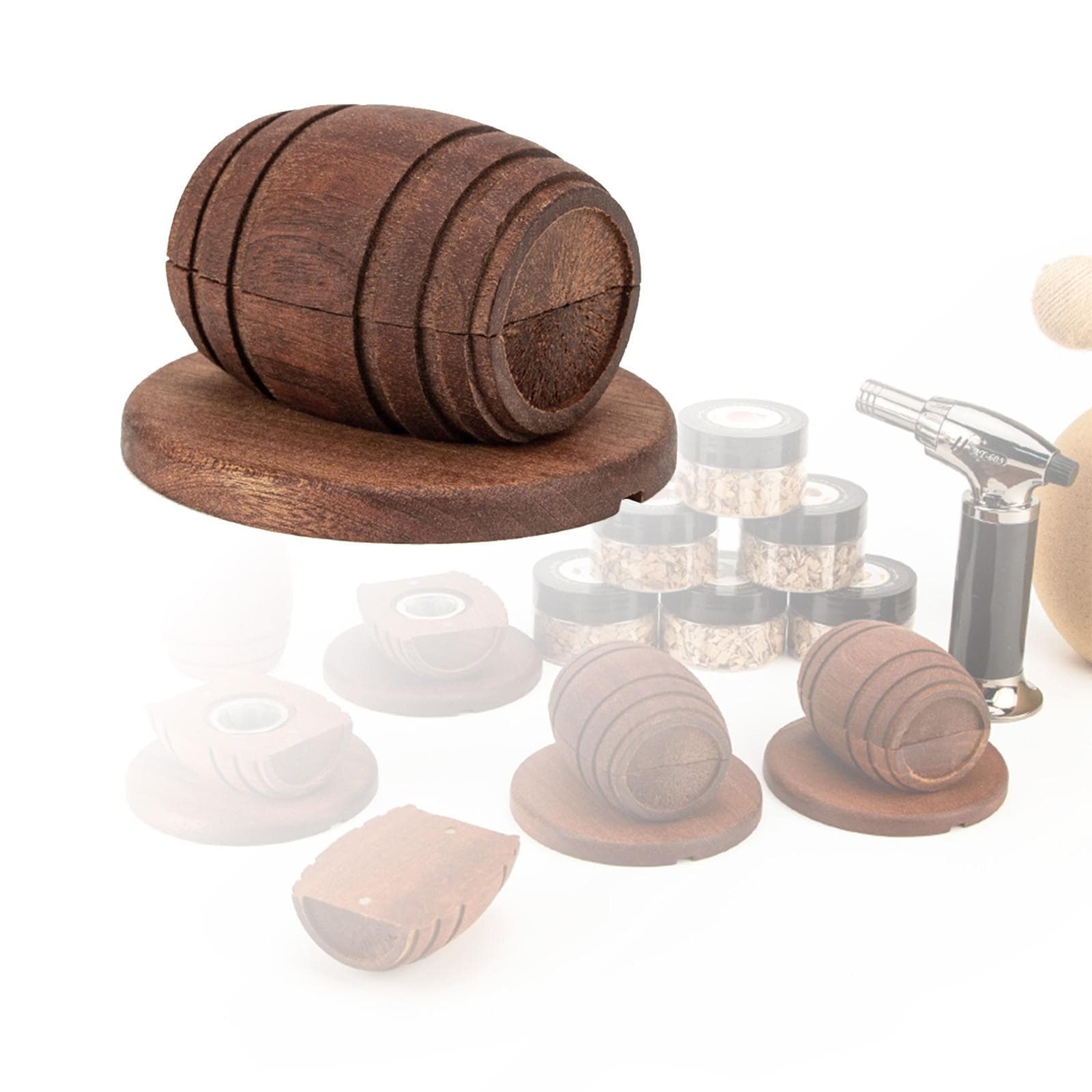 Weinfass-Raucher-Bar, Whisky-Würzwerkzeug, Räucherfass-Set