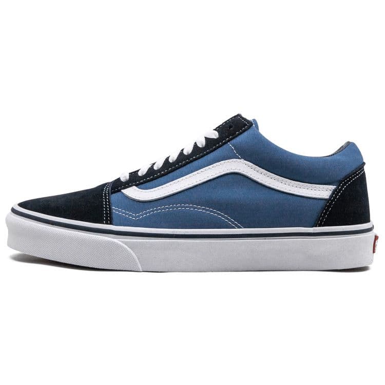 Vans Old Skool Navy Unisex Sneaker Blau Weiß VN000D3HNVY cm