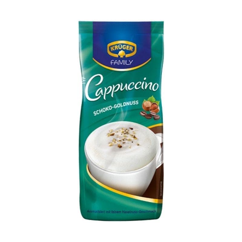 Kruger Cappuccino Schokolade Goldene Nuss 500g