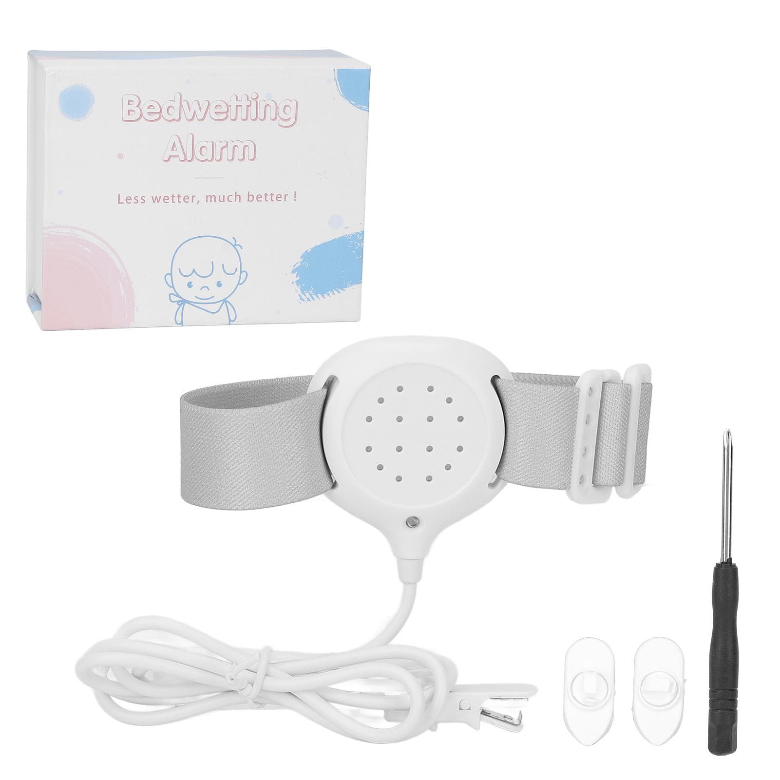 Intelligenter Bettnässer-Alarm, Hochfrequenz-Vibration, hochempfindlicher Enuresis-Alarm für Bettnässer