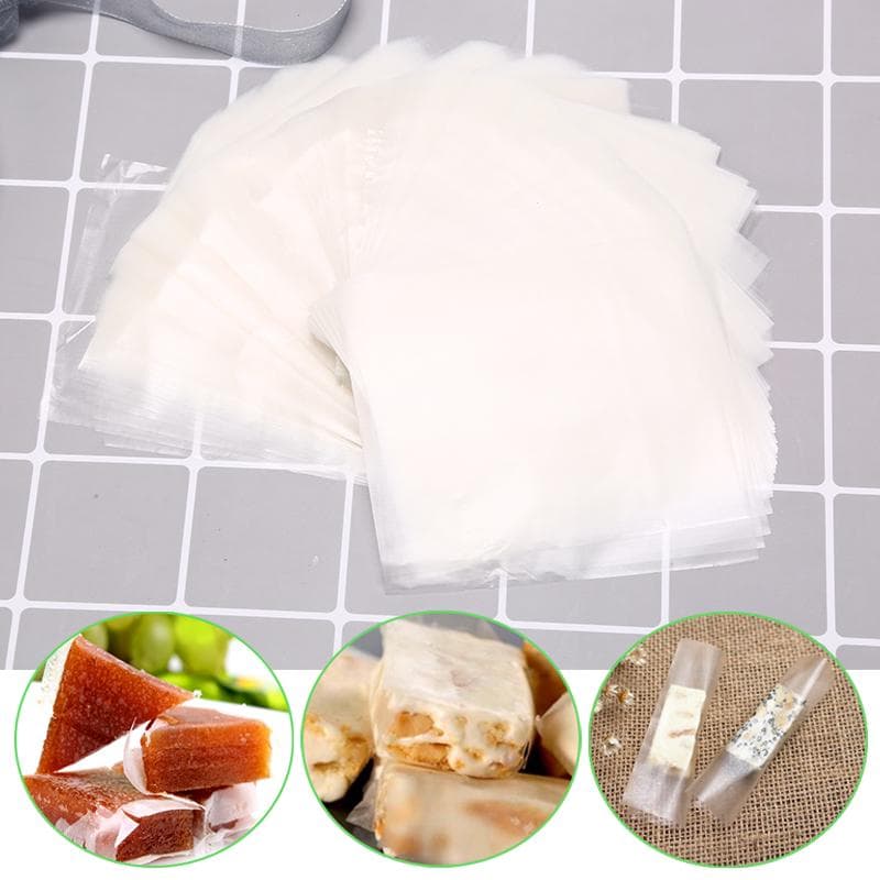 500 Blatt essbares Klebreispapier für Weihnachten, Hochzeit, Süßigkeiten, Süßigkeiten, Süßigkeiten