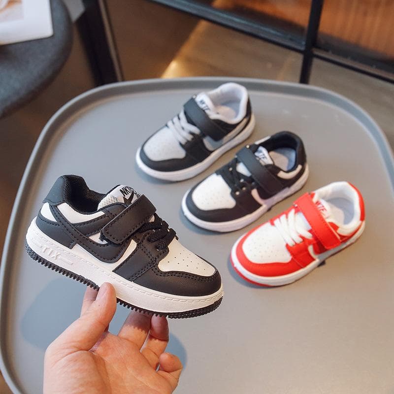 Dunk schwarz-weißer Panda Klassenkamerad Frühling und Herbst Kinder feste Sohle Sportschuhe Board Schuhe Jungen und Mädchen Freizeitschuhe