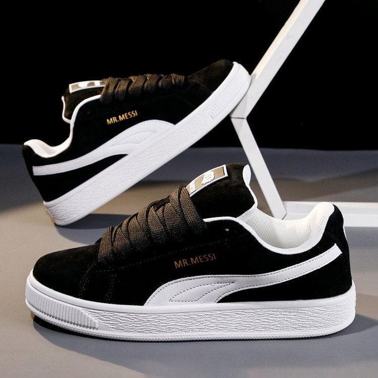 Brot Schuhe Herren klassische Low-Top bequeme vielseitige lässige Board Schuhe Retro vielseitige lässige Paarschuhe cm schwarz